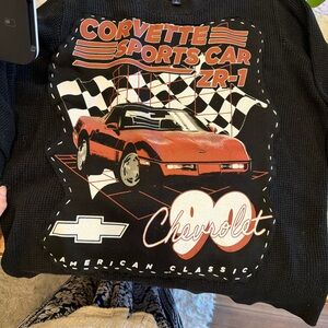 GAP Black Corvette Graphic Cardigan